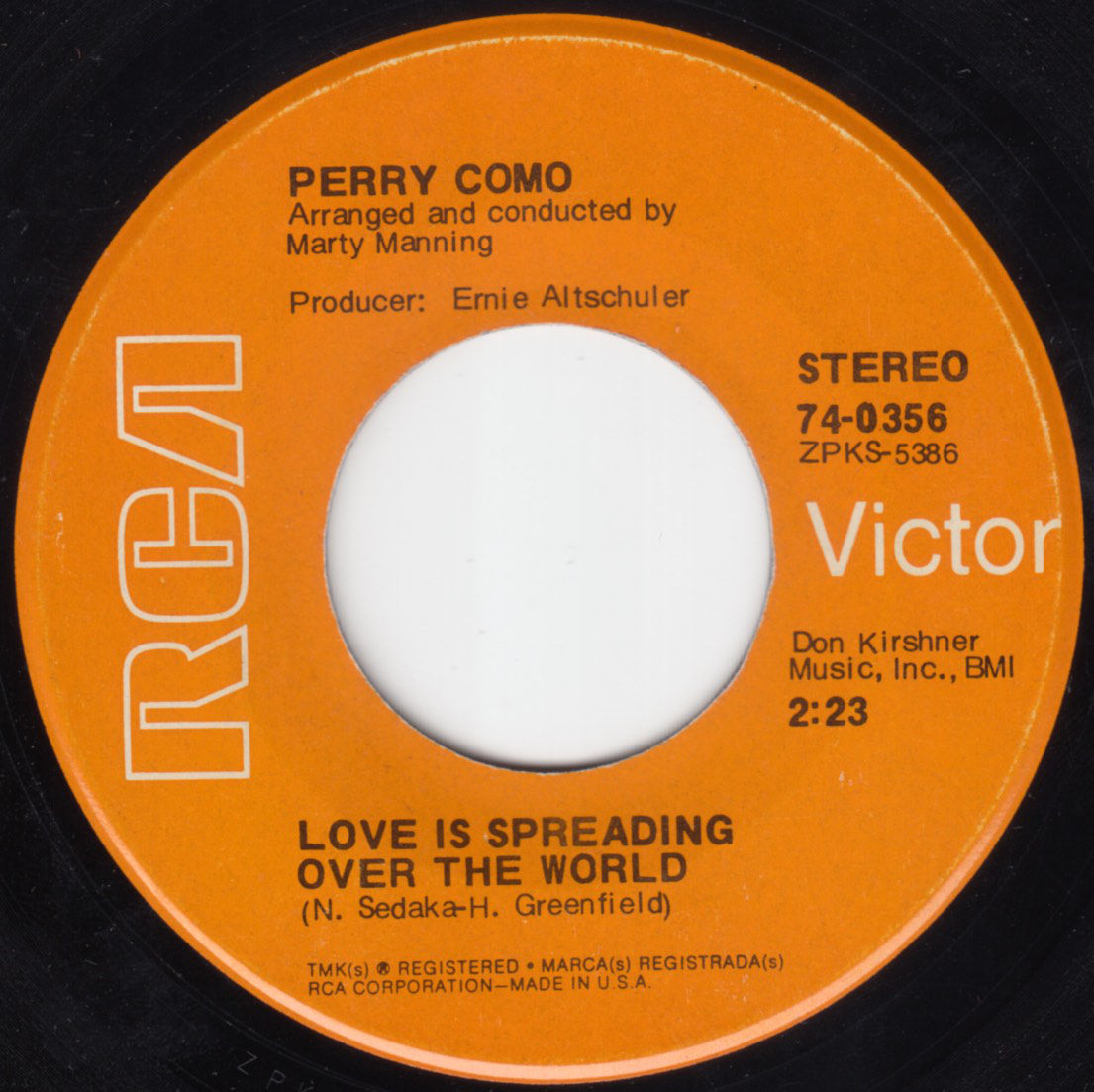 Love Is Spreading Over The World / Don't Leave Me